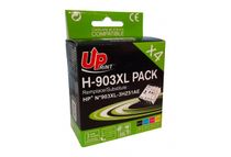 UPrint H-903XL - 4 - zwart, geel, cyaan, magenta - compatibel - gereviseerd - inktcartridge (alternatief voor: HP T6M03AE, HP T6M07AE, HP T6M15AE, HP T6M12AE)