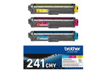 Brother TN241CMY - 3 - geel, cyaan, magenta - origineel - tonercartridge