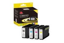 Cartouche remanufacturée Canon PGI-1500XL - pack de 4 - noir, cyan, magenta, jaune - Uprint