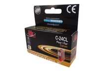 UPrint C-24CL - XL-capaciteit - kleur (cyaan, magenta, geel) - compatible - inktcartridge (alternatief voor: Canon BCI-24, Canon BCI-21CMY)