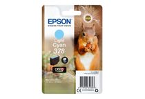 Epson 378 - 4.8 ml - lichtcyaan - origineel - blister - inktcartridge - voor Expression Home XP-8605, XP-8606; Expression Photo XP-8500, XP-8500 Small-in-One, XP-8505