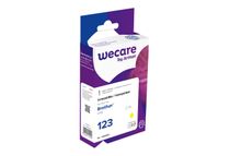Cartouche compatible Brother LC123 - jaune - Wecare
