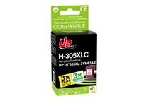 UPrint H-305XLCL - kleur (cyaan, magenta, geel) - gereviseerd - inktcartridge (alternatief voor: HP 305XL)