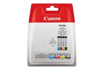 Canon CLI-571 - Pack de 4 - noir, cyan, magenta, jaune - cartouche d