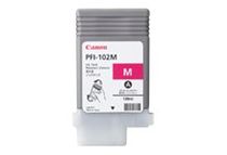 Canon PFI-102 M - 130 ml - magenta - origineel - inkttank - voor imagePROGRAF iPF500, iPF510, IPF600, iPF605, iPF610, iPF700, iPF710, iPF720, LP17, LP24