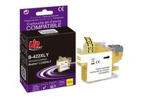 UPrint - geel - compatibel - inktcartridge (alternatief voor: Brother LC422XLY)