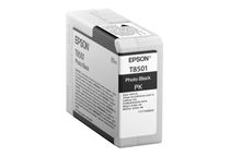 Epson T8501 - 80 ml - fotozwart - origineel - inktcartridge - voor SureColor P800, P800 Designer Edition, SC-P800