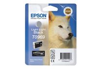 Epson T0969 - 11.4 ml - heel licht zwart - origineel - blister - inktcartridge - voor Stylus Photo R2880
