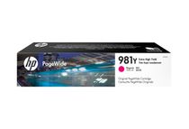 HP 981Y - 185 ml - extra hoog rendement - magenta - origineel - PageWide - inktcartridge - voor PageWide Enterprise Color MFP 586; PageWide Managed Color E55650
