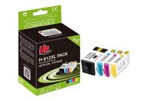 UPrint - 4 - zwart, geel, cyaan, magenta - compatibel - gereviseerd - inktcartridge (alternatief voor: HP 912XL)
