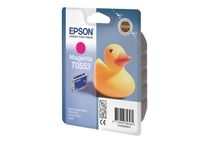 Epson T0553 - 8 ml - magenta - origineel - blister - inktcartridge - voor Stylus Photo R240, R245, RX420, RX425, RX520