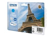 Epson T7022XL Tour Eiffel - cyan - cartouche d
