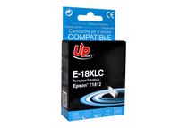 UPrint E-18XLC - 9 ml - cián - compatible - refabricado - cartucho de tinta (alternativa para: Epson T1802, Epson T1812) - para Epson Expression Home XP-102, 212, 215, 225, 312, 315, 322, 325, 405, 412, 415, 422, 425