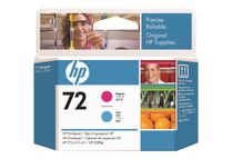 HP 72 - Cyaan, magenta - printkop - voor DesignJet HD Pro MFP, SD Pro MFP, T1100, T1120, T1200, T1300, T2300, T770, T790, T795