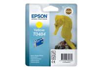Epson T0484 - 13 ml - geel - origineel - blister - inktcartridge - voor Stylus DX3800; Stylus Photo R200, R220, R300, R320, R340, RX500, RX600, RX620, RX640