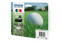 Epson 34XL Balle de Golf - Pack de 4 - noir, cyan, magenta, jaune - cartouche d