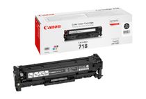 Canon 718 Black - Zwart - origineel - tonercartridge - voor ImageCLASS LBP7200; i-SENSYS MF8330, MF8350; Laser Shot LBP-7200; Satera MF8330, MF8350
