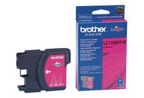 Brother LC1100HYM - hoog rendement - magenta - origineel - inktcartridge