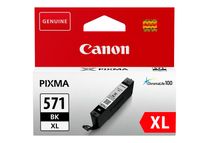 Canon CLI-571BK XL - 11 ml - hoog rendement - zwart - origineel - inkttank - voor PIXMA TS5051, TS5053, TS5055, TS6050, TS6051, TS6052, TS8051, TS8052, TS9050, TS9055