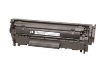 HP 12A - Pack de 2 - noir - cartouche laser d