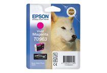 Epson T0963 - 11.4 ml - levendig magenta - origineel - blister - inktcartridge - voor Stylus Photo R2880
