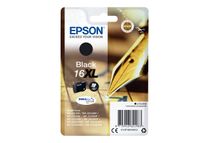 Epson 16XL - 12.9 ml - XL - zwart - origineel - blister - inktcartridge - voor WorkForce WF-2010, 2510, 2520, 2530, 2540, 2630, 2650, 2660, 2750, 2760