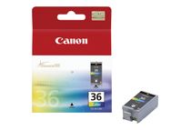 Canon CLI-36 Color - 12 ml - kleur (cyaan, magenta, geel, zwart) - origineel - inktcartridge - voor PIXMA iP100, iP100wb, iP110, mini260, mini320, TR150