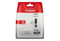 Canon PGI-550PGBK XL - 22 ml - hoog rendement - zwart - origineel - inkttank - voor PIXMA iP8750, iX6850, MG5550, MG5650, MG5655, MG6450, MG6650, MG7150, MG7550, MX725, MX925