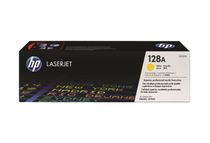 HP 128A - geel - origineel - LaserJet - tonercartridge (CE322A)
