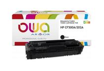 Cartouche laser compatible HP CF500A - Noir - OWA