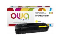 Cartouche laser compatible HP CF502A - Jaune - OWA