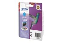Epson T0802 - 7.4 ml - cyaan - origineel - blister - inktcartridge - voor Stylus Photo P50, PX650, PX660, PX700, PX710, PX720, PX730, PX800, PX810, PX820, PX830