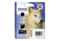 Epson T0961 - 11.4 ml - fotozwart - origineel - blister - inktcartridge - voor Stylus Photo R2880