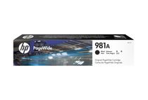 HP 981A - 106 ml - zwart - origineel - PageWide - inktcartridge - voor PageWide Enterprise Color MFP 586; PageWide Managed Color E55650