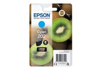 Epson 202 - 4.1 ml - cyaan - origineel - blister - inktcartridge - voor Expression Home XP-202; Expression Premium XP-6000, XP-6005, XP-6100, XP-6105