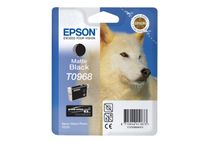 Epson T0968 - 11.4 ml - matzwart - origineel - blister - inktcartridge - voor Stylus Photo R2880