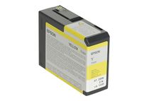 Epson T5804 - 80 ml - geel - origineel - inktcartridge - voor Stylus Pro 3800, Pro 3880