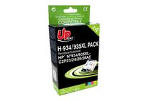 UPrint H-934/935XL - 4 - zwart, geel, cyaan, magenta - compatible - gereviseerd - inktcartridge (alternatief voor: HP 934XL, HP 935XL)
