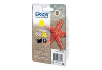 Epson 603XL - 4 ml - XL - geel - origineel - blister - inktcartridge - voor Expression Home XP-2100, 2105, 3100, 3105, 4100, 4105; WorkForce WF-2810, 2830, 2835, 2850