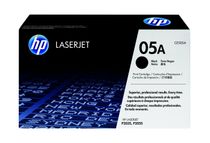 HP 05A - Zwart - origineel - LaserJet - tonercartridge (CE505A) - voor LaserJet P2033, P2035, P2036, P2037, P2054, P2055, P2056, P2057