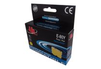 UPrint E-80Y - XL grootte - geel - compatible - inktcartridge (alternatief voor: Epson T0804)