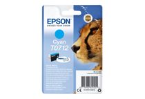 Epson T0712 - cyaan - origineel - inktcartridge