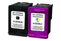 HP 303XL - remanufacturé UPrint H-303XLBK/CL - pack de 2 -  noir, cyan, magenta, jaune - cartouche d