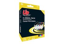 UPrint C-2500XL-PACK - 4 - XL - zwart, geel, cyaan, magenta - compatible - inktcartridge (alternatief voor: Canon PGI-2500XL)