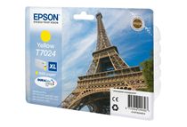 Epson T7024XL Tour Eiffel - jaune - cartouche d