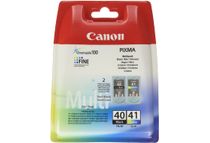 Canon PG-40/CL-41 - pack de 2 - noir, cyan, magenta, jaune - cartouche d