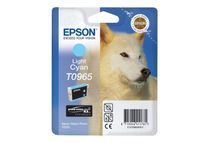 Epson T0965 - 11.4 ml - lichtcyaan - origineel - blister - inktcartridge - voor Stylus Photo R2880