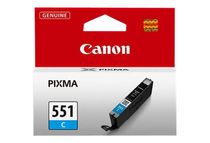Canon CLI-551C - 7 ml - cyaan - origineel - inkttank - voor PIXMA iP8750, iX6850, MG5550, MG5650, MG5655, MG6450, MG6650, MG7150, MG7550, MX725, MX925