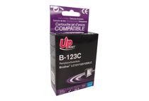 UPrint B-123C - cyaan - compatible - inktcartridge (alternatief voor: Brother LC123C, Brother LC125C, Brother LC121C)