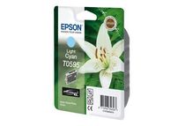 Epson T0595 - 13 ml - lichtcyaan - origineel - blister - inktcartridge - voor Stylus Photo R2400